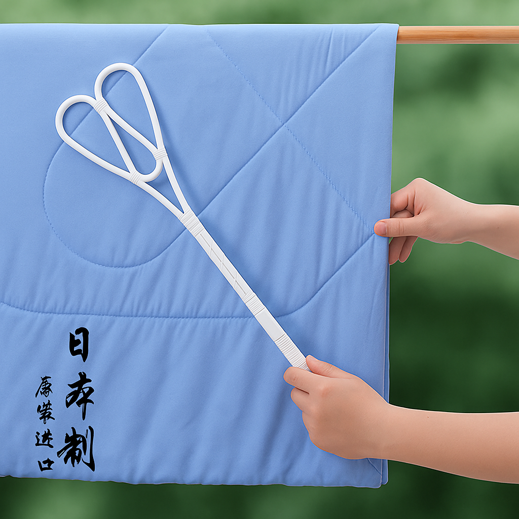 日本进口拍被子神器晒被子拍打器羽绒服蓬松棉被灰尘拍打除尘拍子