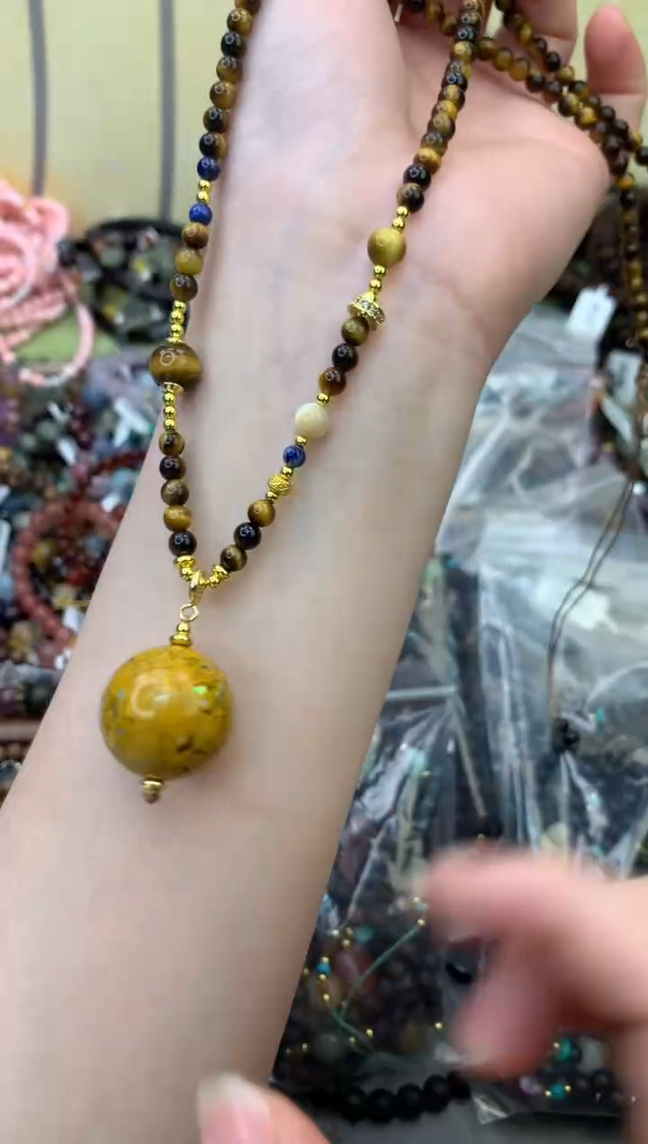 未镶嵌石英质玉项链503