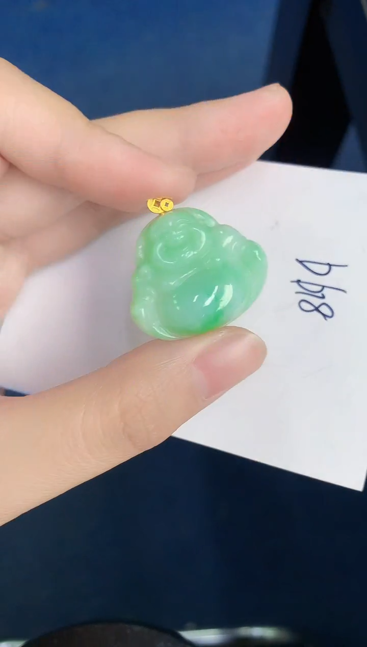 【闪购商品】翡翠颈饰18K金镶嵌0000000001