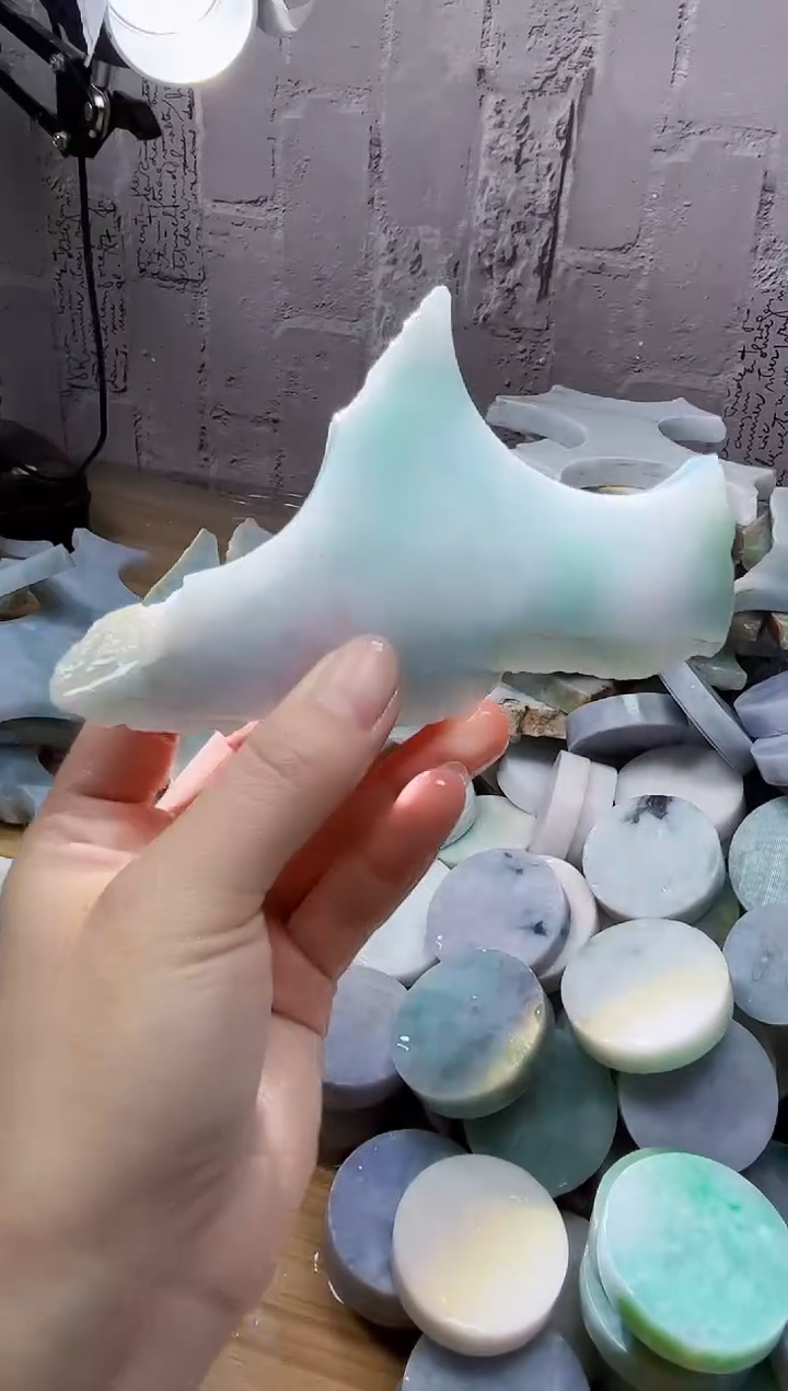 裸石翡翠天然翡翠A货古 南 328