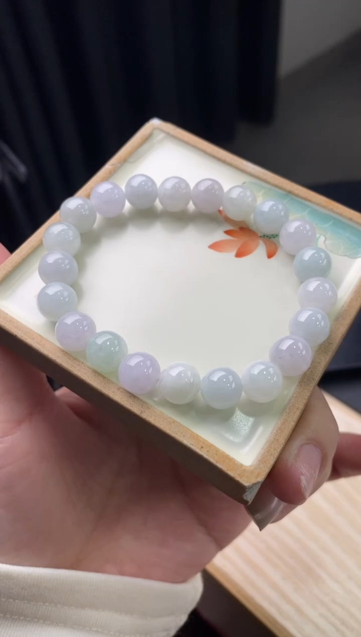 【闪购商品】翡翠手链未镶嵌天然翡翠手串82