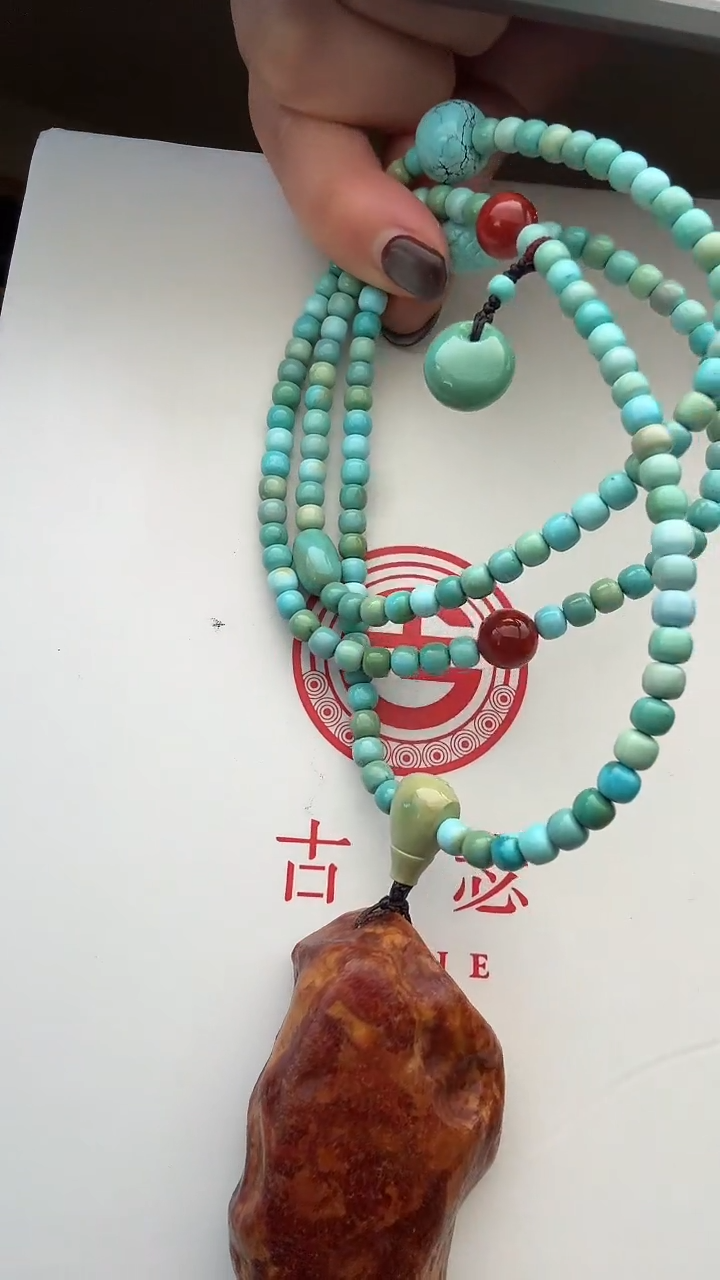 未镶嵌绿松石套链小****️小妖精专拍绿松石套链