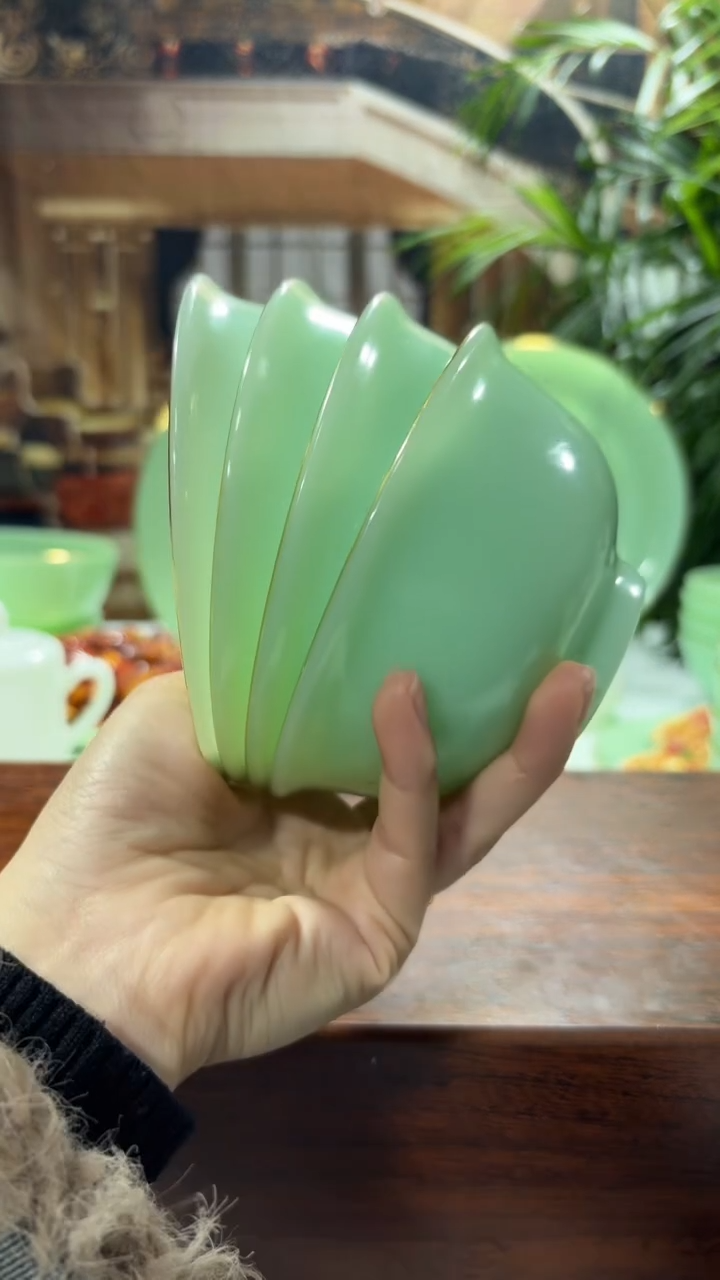 【闪购商品】...4.5英寸玉瓷碗4个口径11.5厘米 