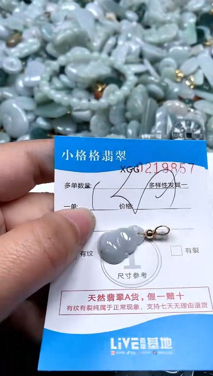 【闪购商品】翡翠颈饰未镶嵌闪购商品0219857