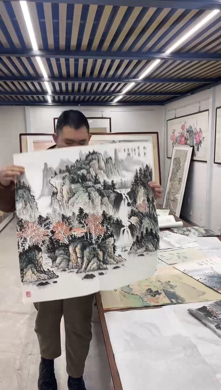 国画志川专属链接-秋泉清音