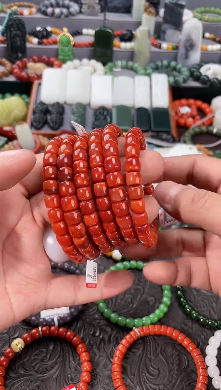 【闪购商品】南红玛瑙手串未镶嵌 多样性发一件TNH6093