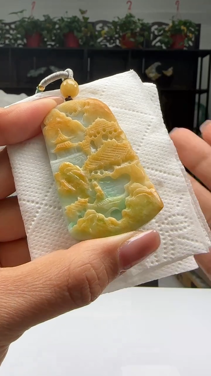 【闪购商品】翡翠颈饰未镶嵌天然翡翠A货吊坠