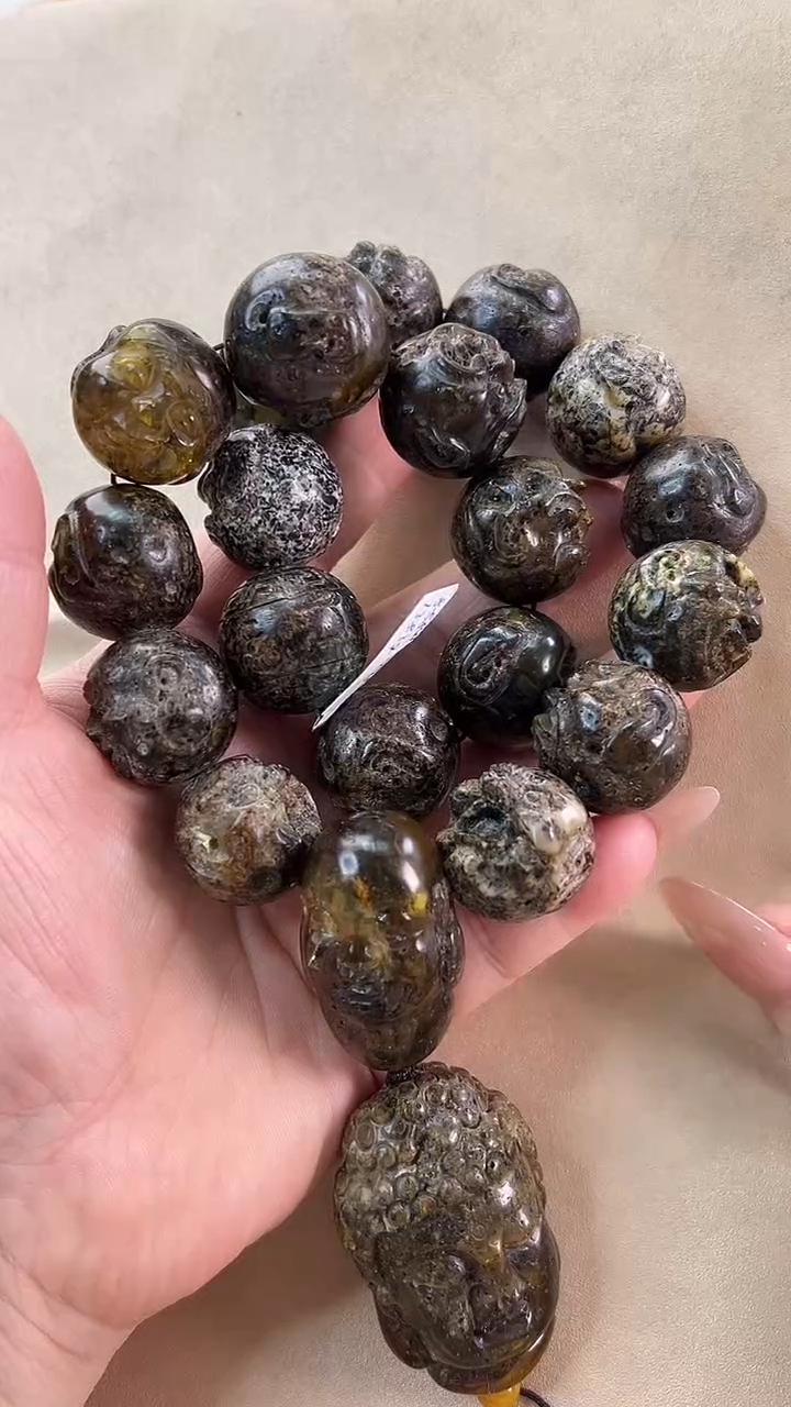 【闪购商品】琥珀颈饰未镶嵌项链