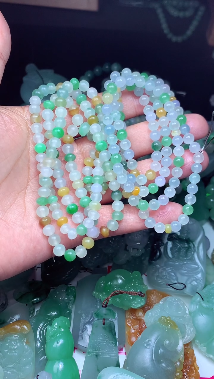 定制翡翠未镶嵌 翡翠毛货定制