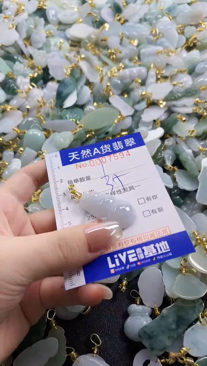 颈饰未镶嵌翡翠天然A货翡翠