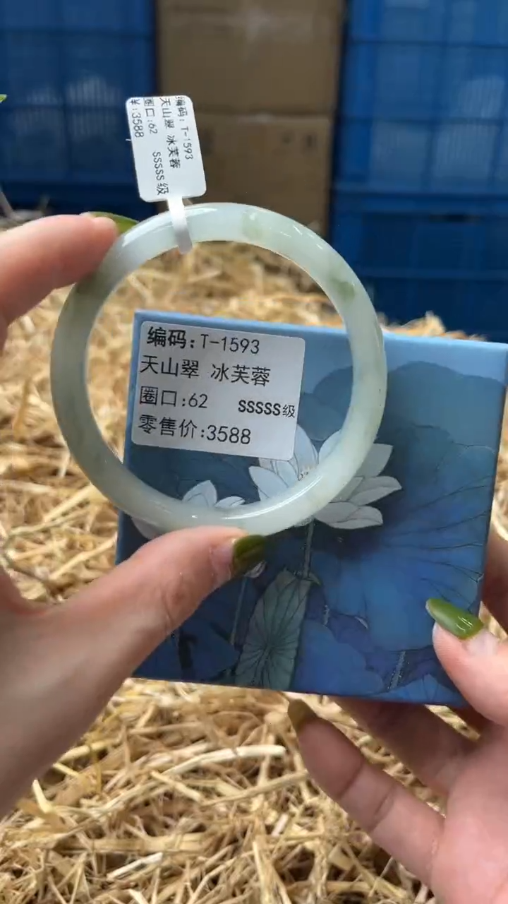 未镶嵌手镯石英质玉T1593