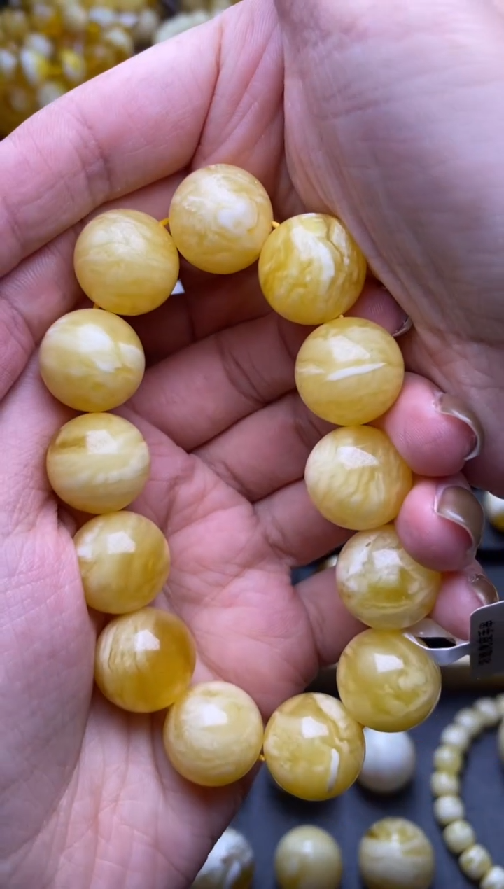 【闪购商品】琥珀裸石未镶嵌大小姐珠宝严选13