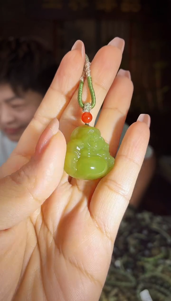 和田玉未镶嵌颈饰拍一发一