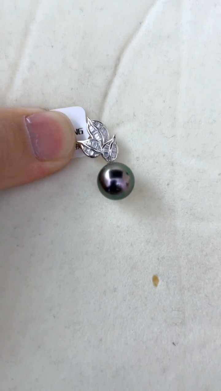 【闪购商品】海水珍珠颈饰银S925镶嵌吊坠