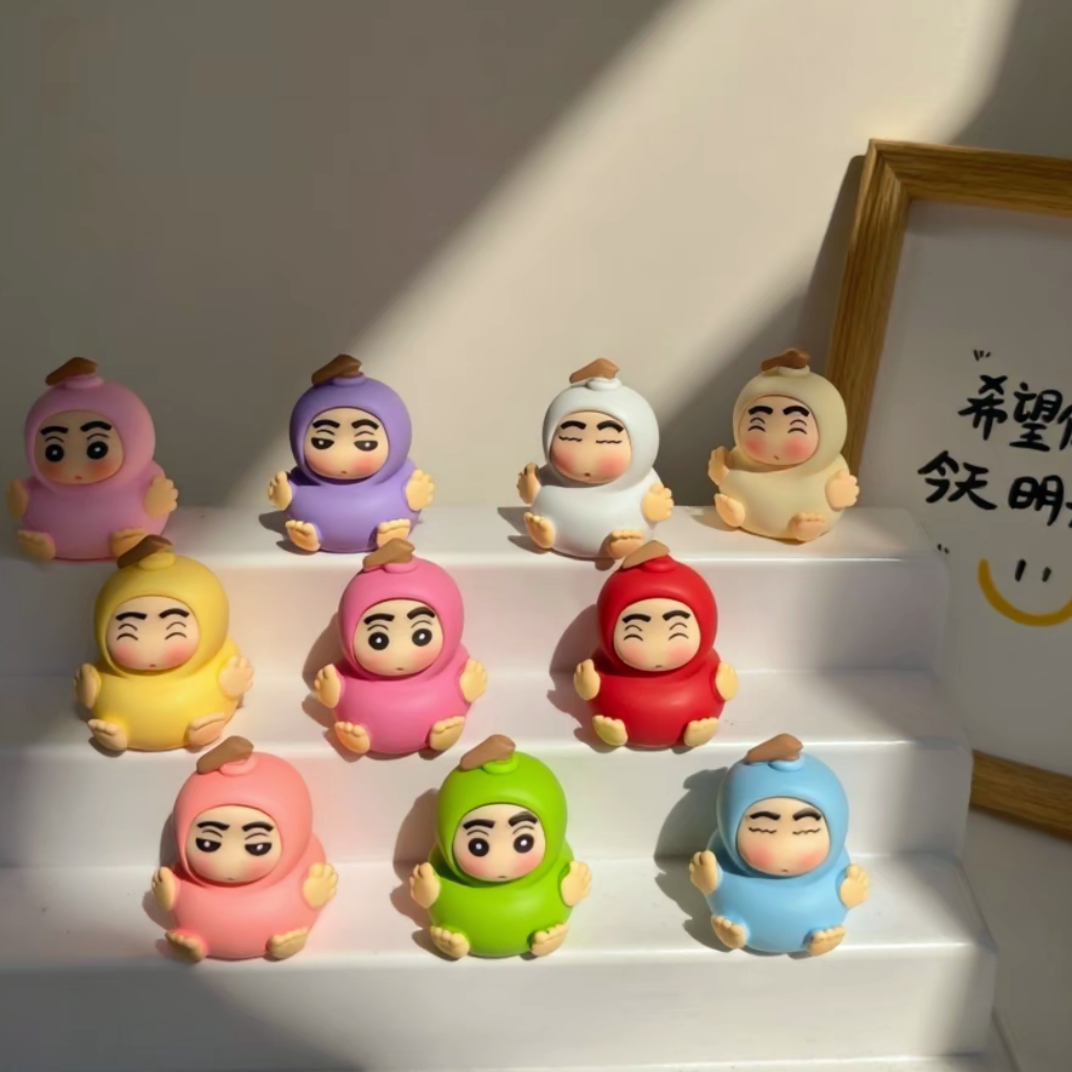 【树脂福禄葫芦小新】手感漆树脂蜡笔小新萌粒摆件超可爱盲袋DIY