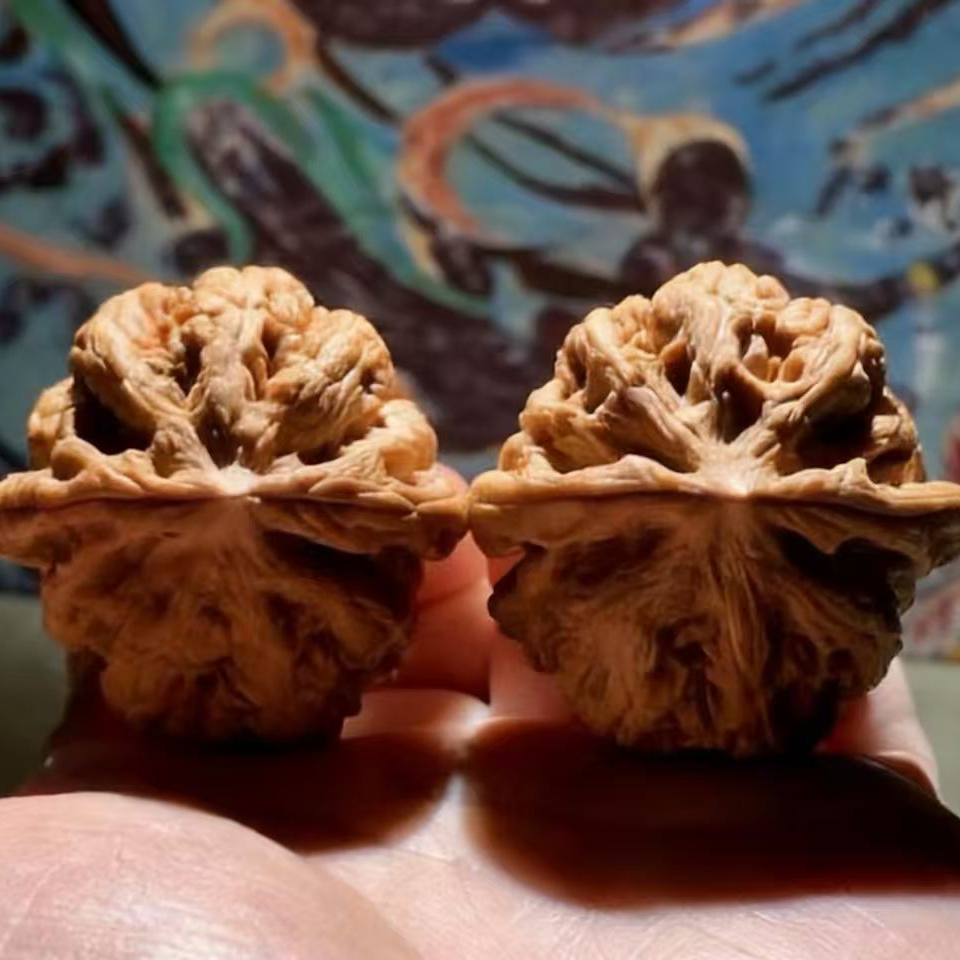 大粗筋蛤蟆头四座楼白狮子磨盘南瓜墩精品文玩核桃