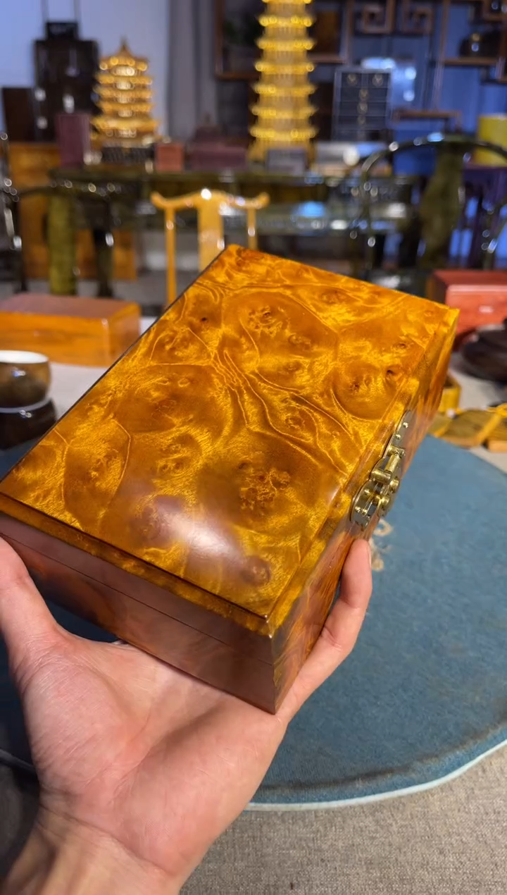 乌木类成套家具瘤疤首饰盒 10