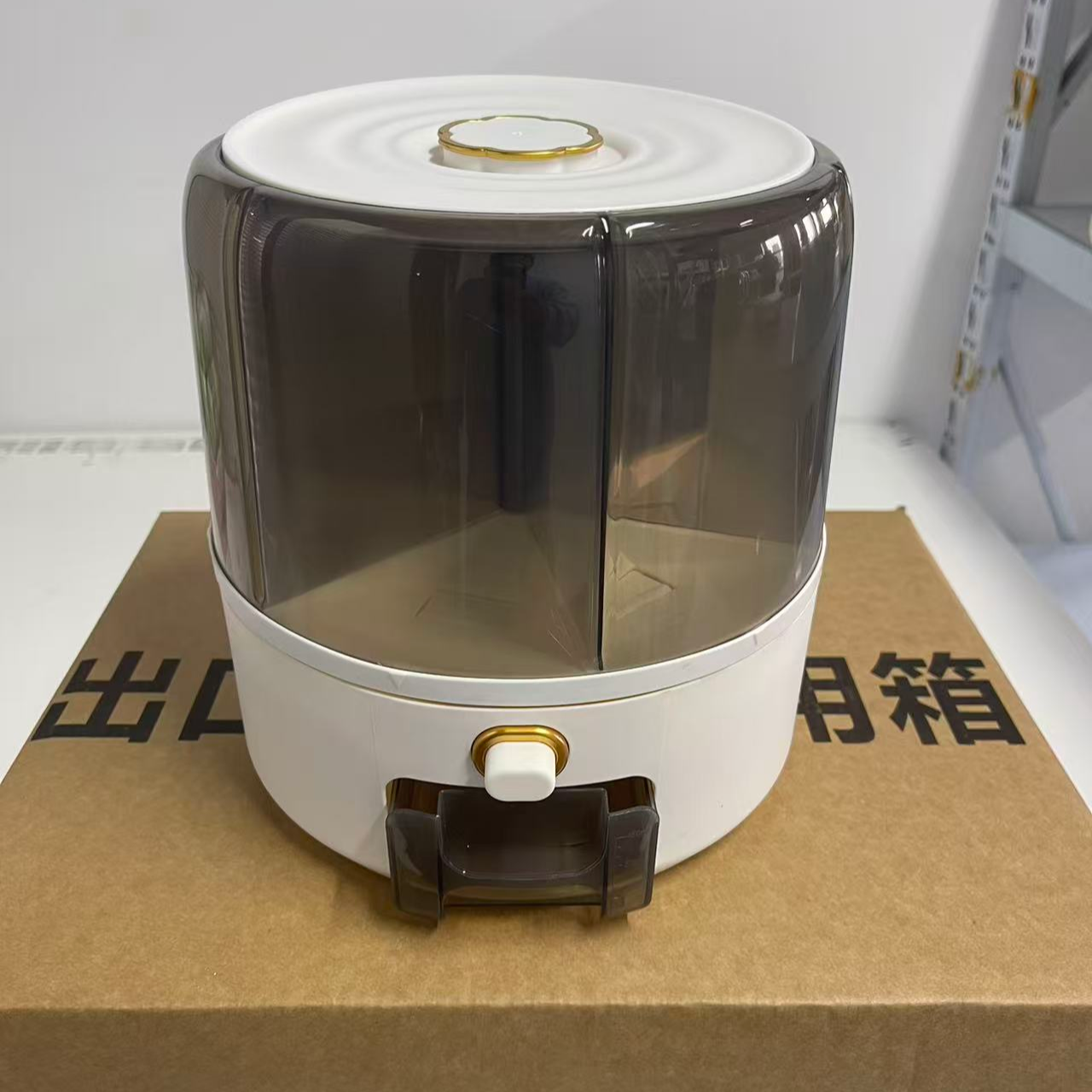 可旋转家用五谷杂粮收纳盒大容量防潮米桶