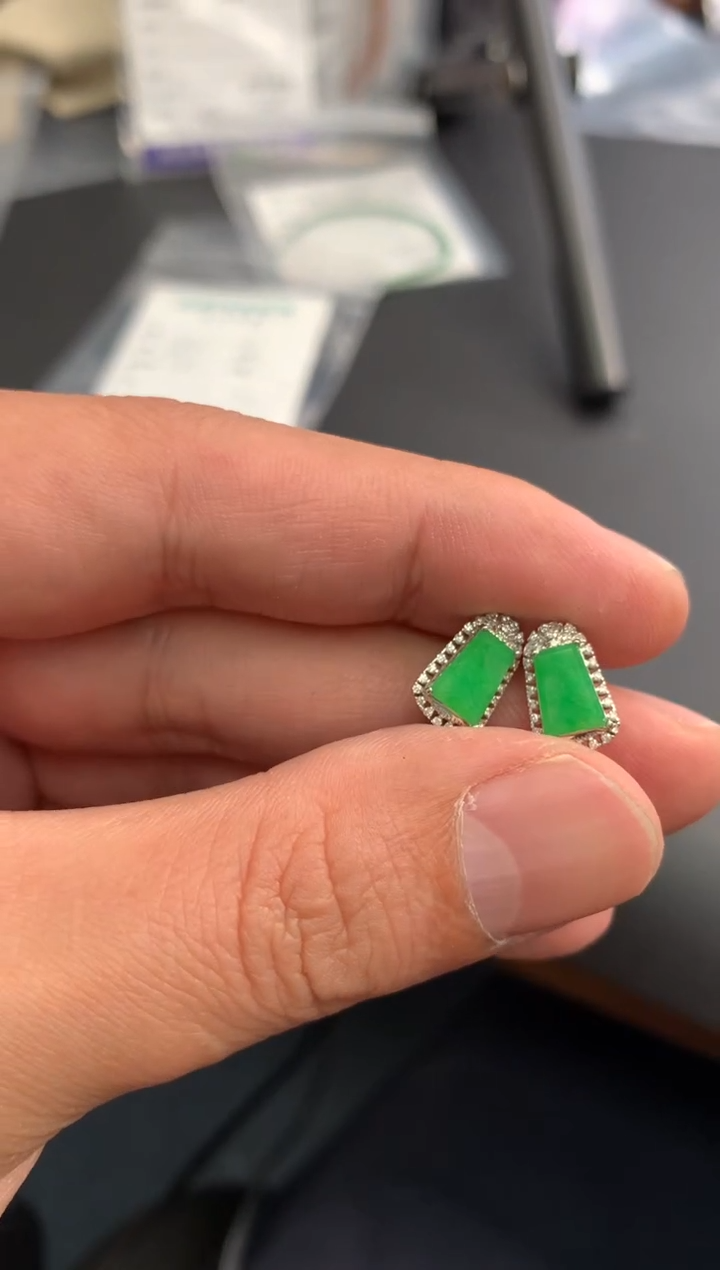 【闪购商品】定制翡翠18K金镶嵌模式推广期24小时鉴赏期