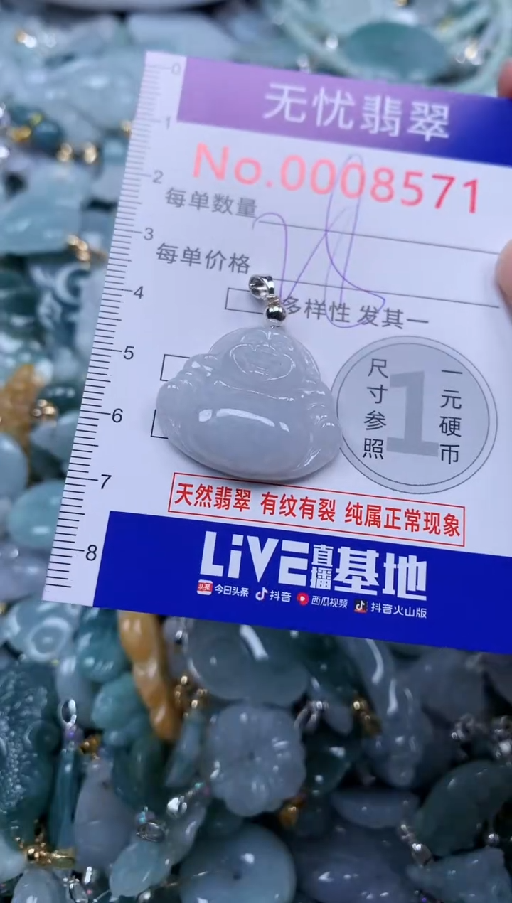 颈饰未镶嵌翡翠8571