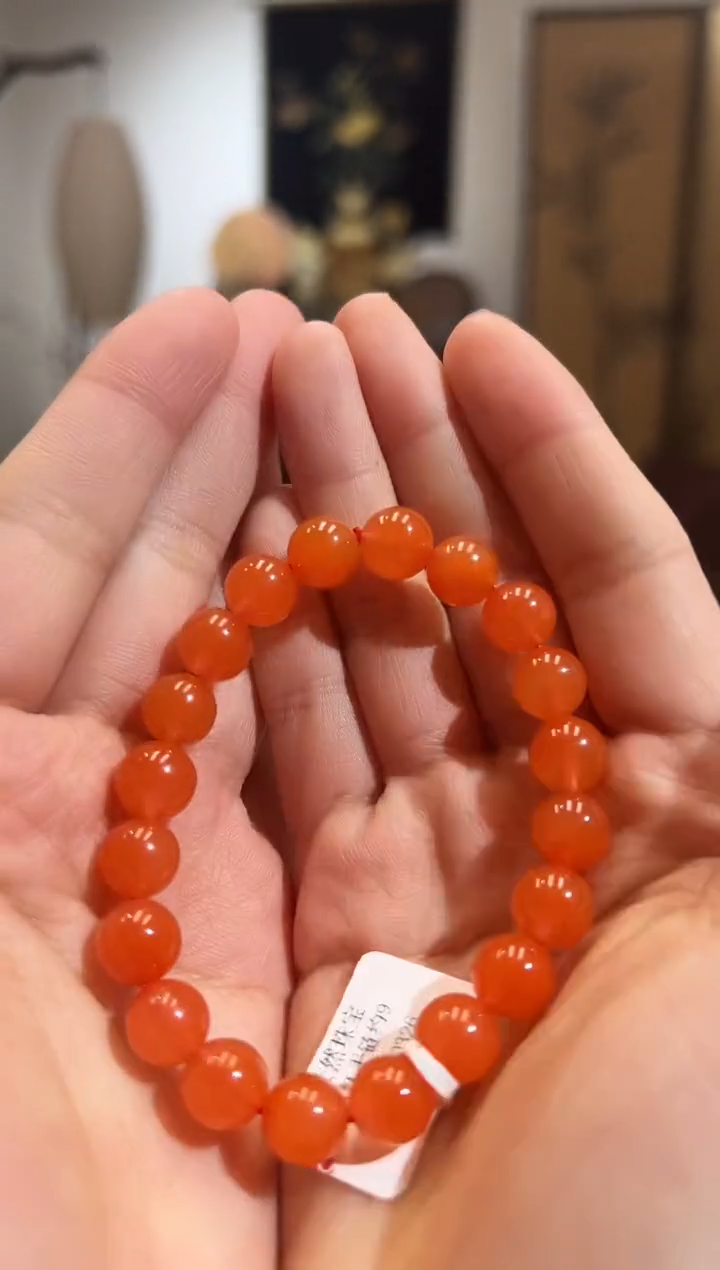 【闪购商品】南红玛瑙手串未镶嵌CC1510南红手链9+