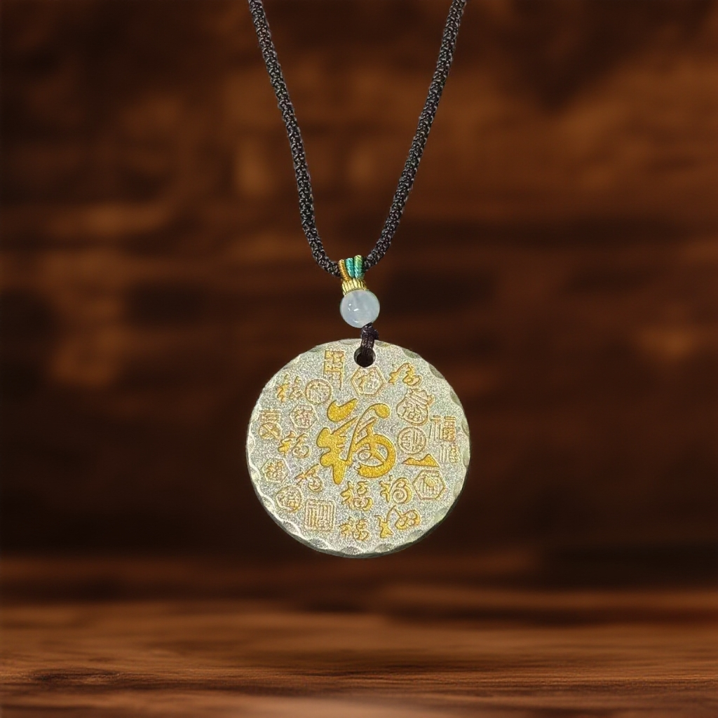 【抓紧处理】定制重工款气质风年味生肖挂饰 B737 百福圆牌