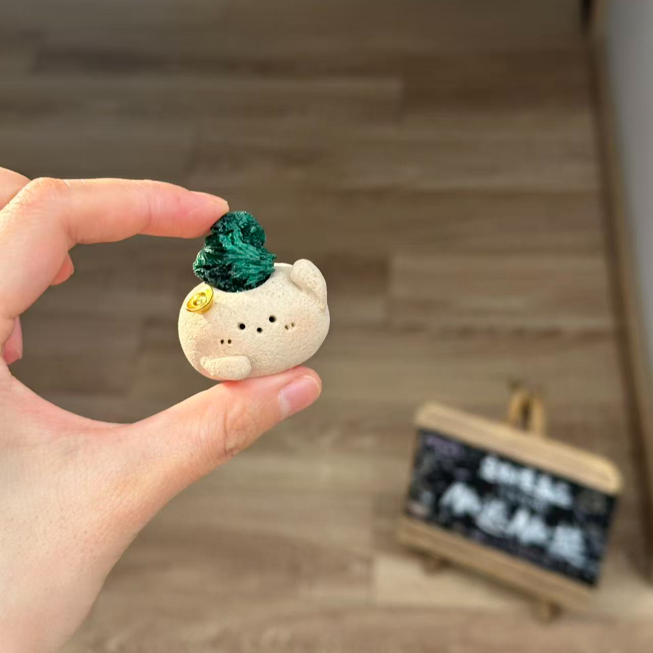 水晶小豆丁可爱孔雀