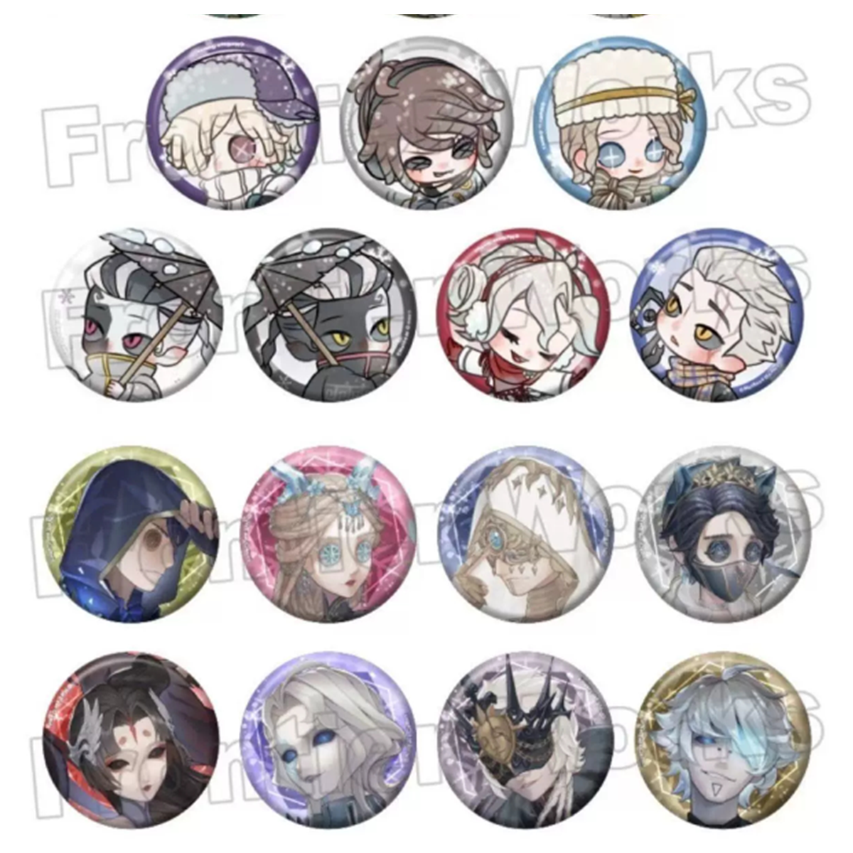 （日谷）第五人格札幌冰雪节雪祭主题勘探愚人金吧唧徽章周边