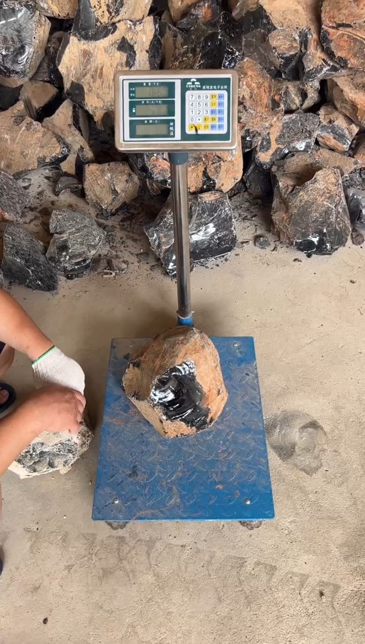 未镶嵌黑曜岩珠宝奇石競*天然黑曜石原石拍4单99发1