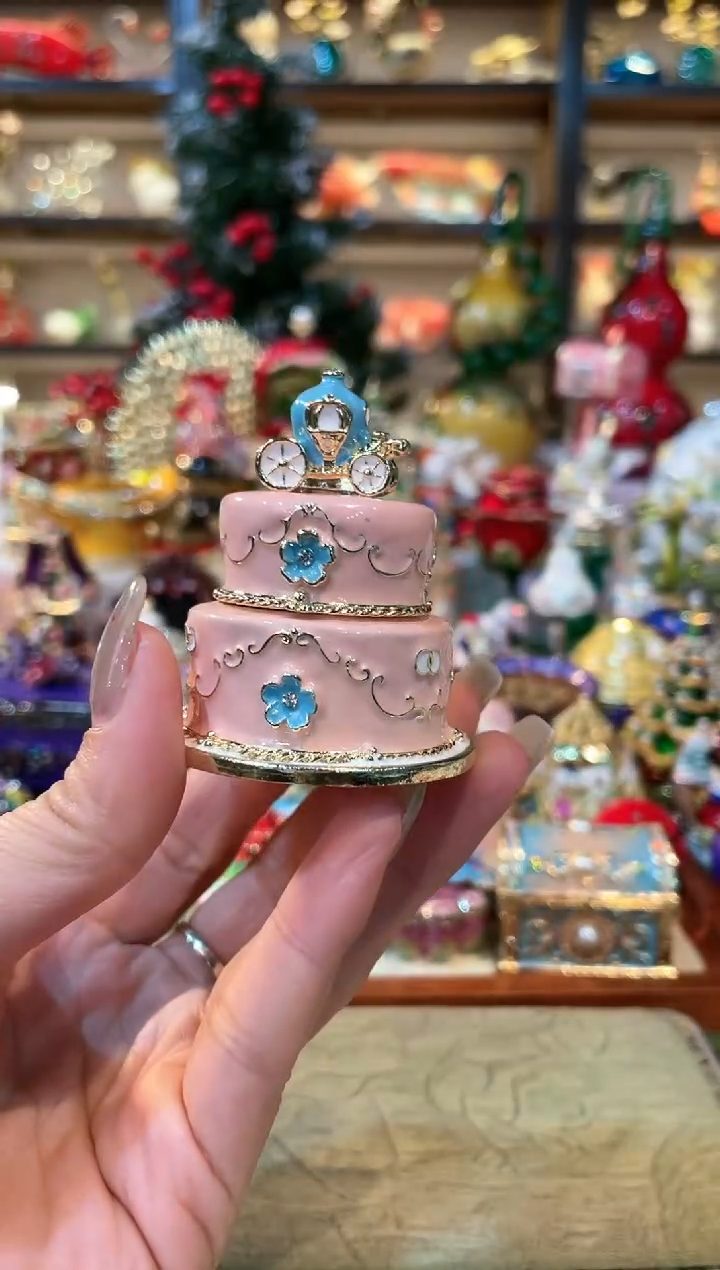 【闪购商品】 珐琅彩精致首饰盒