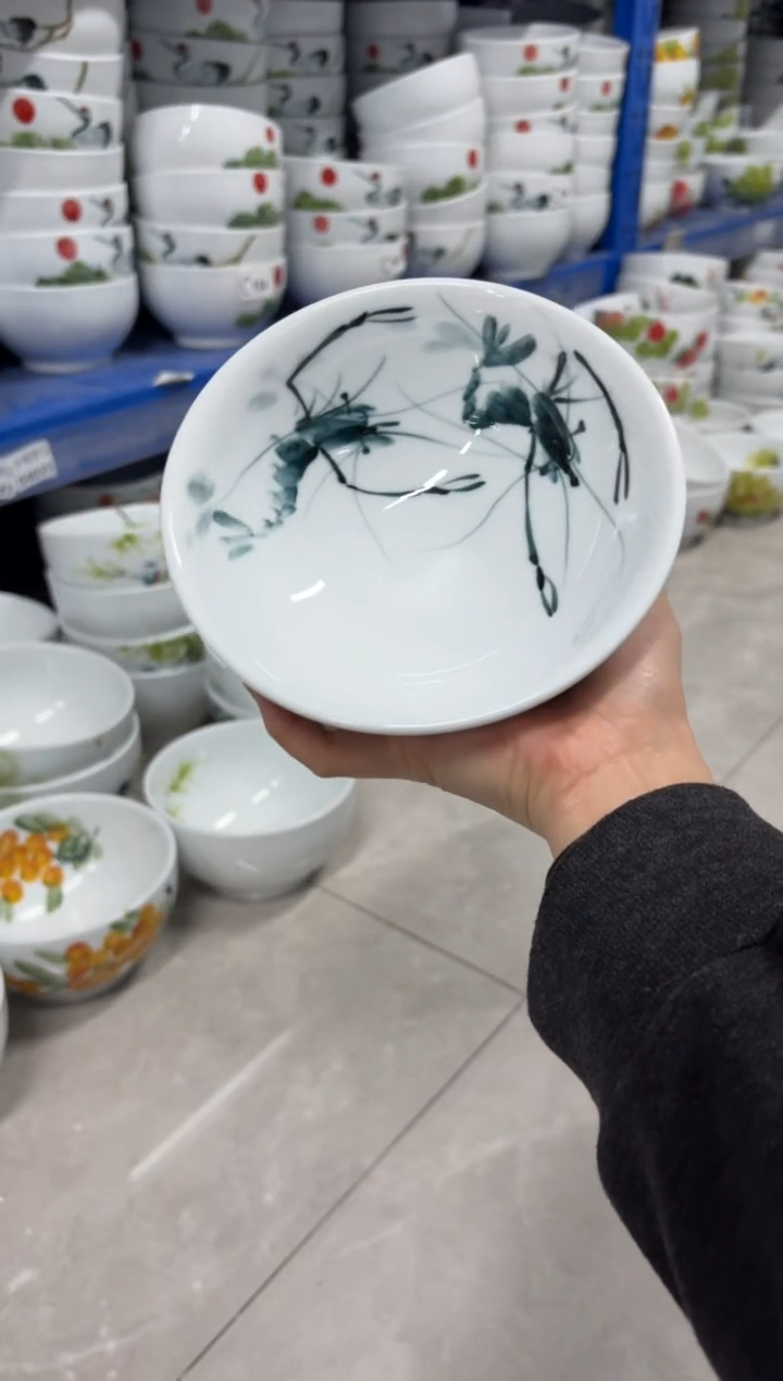 景德镇手绘釉中彩（食品级）壮壮碗