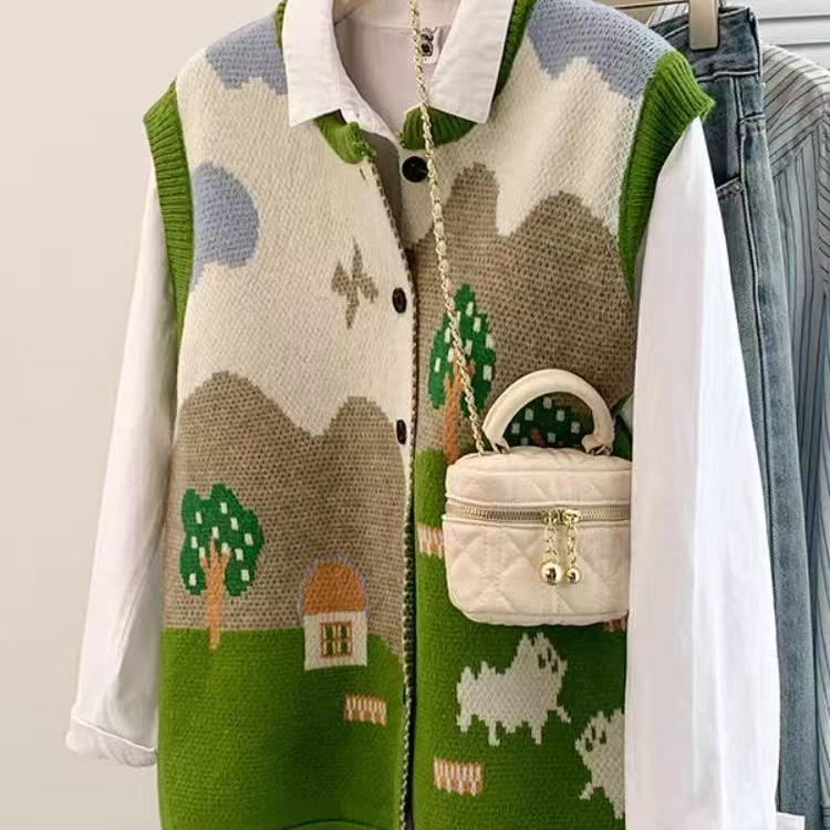 501-600)黄有钱女装秋冬装马甲毛衣