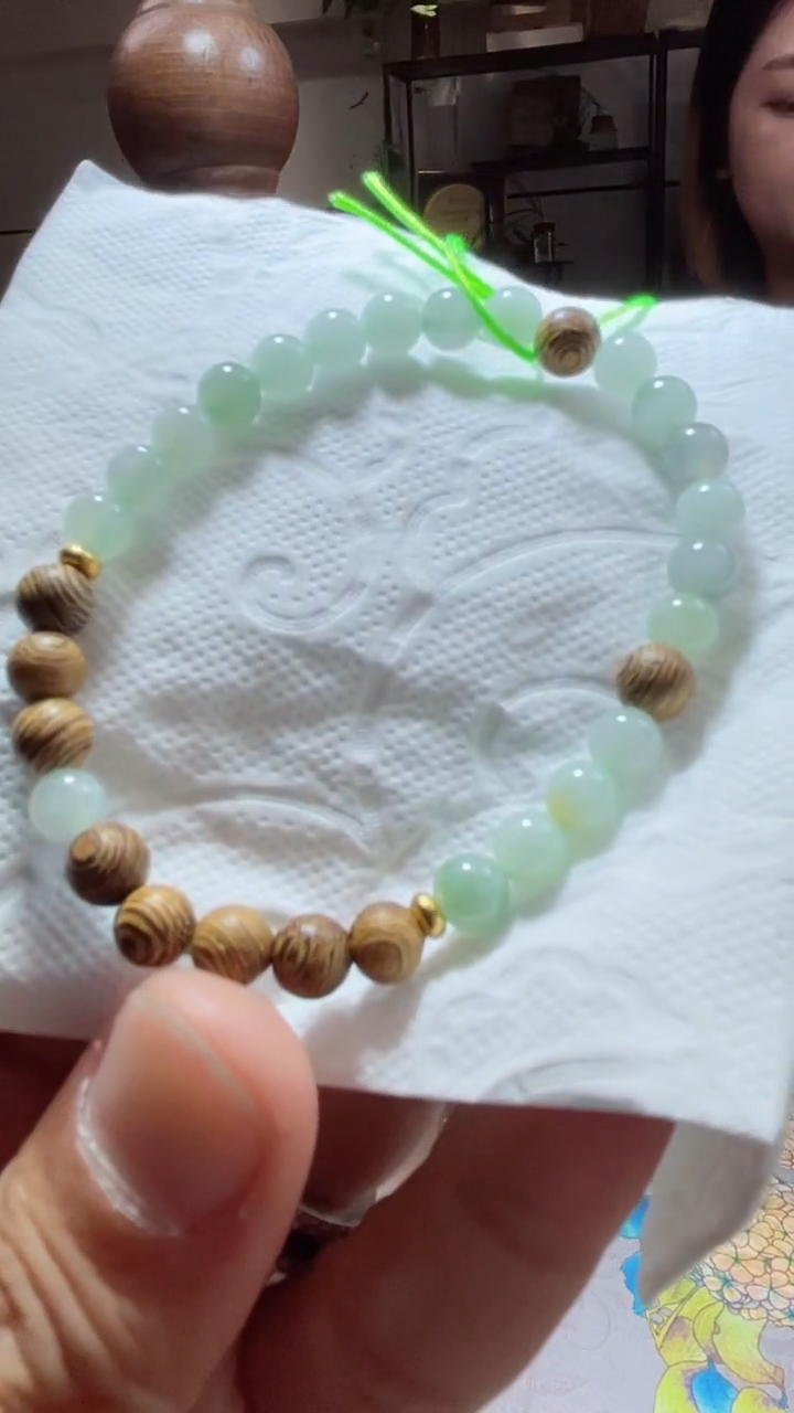未镶嵌手链翡翠手串