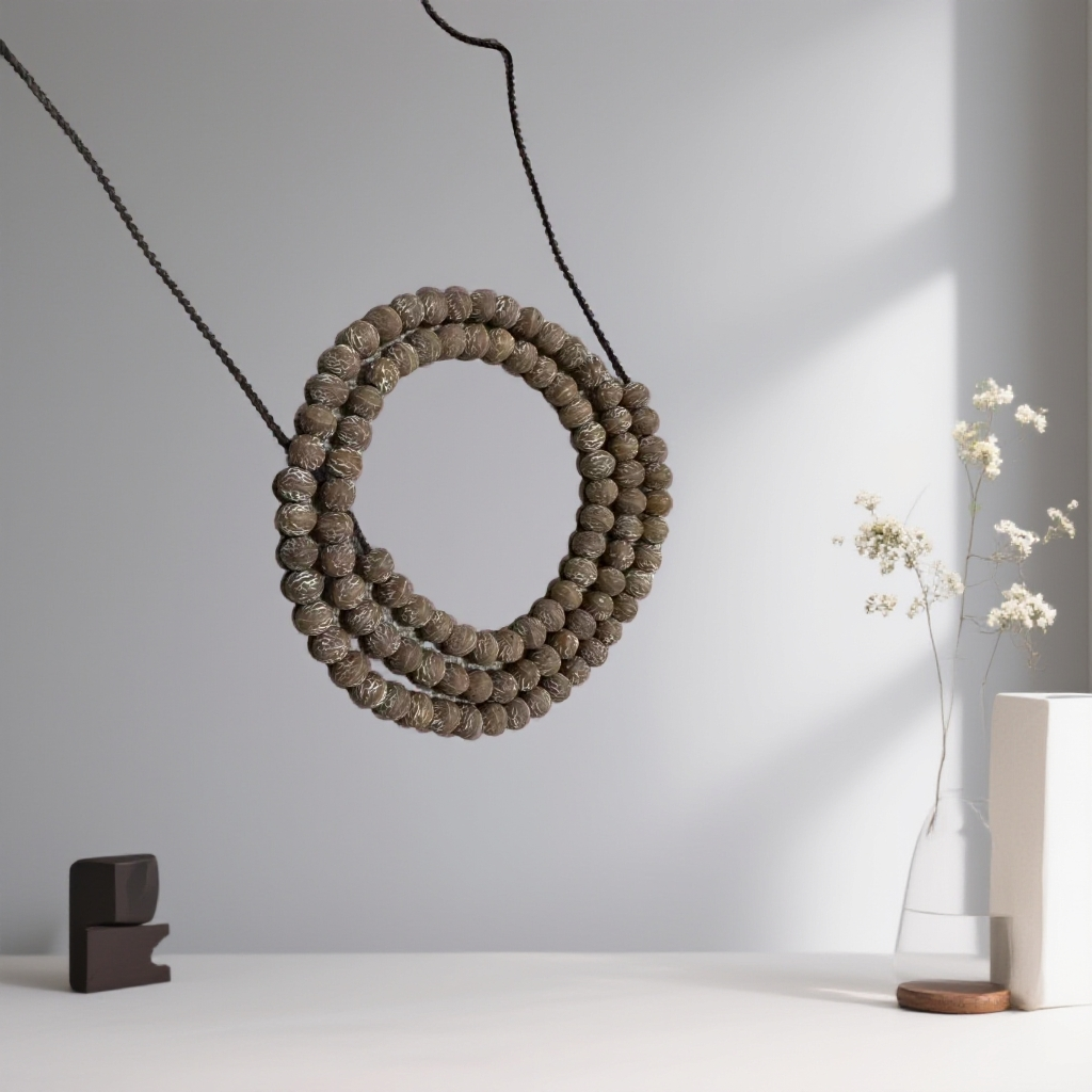 国产小凤眼文玩酸枣核108  6.0手工打磨精修