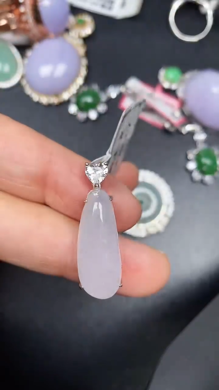 银S925镶嵌戒指翡翠9700