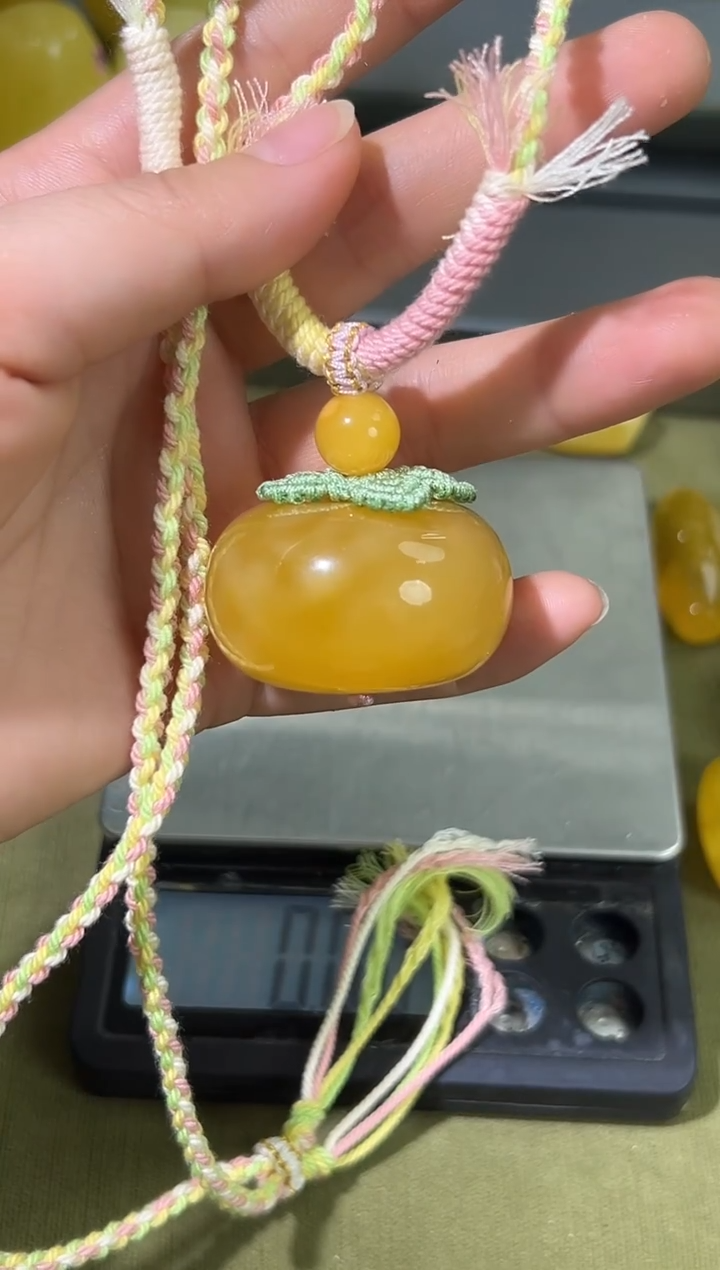 裸石琥珀未镶嵌琥珀蜜蜡吊坠