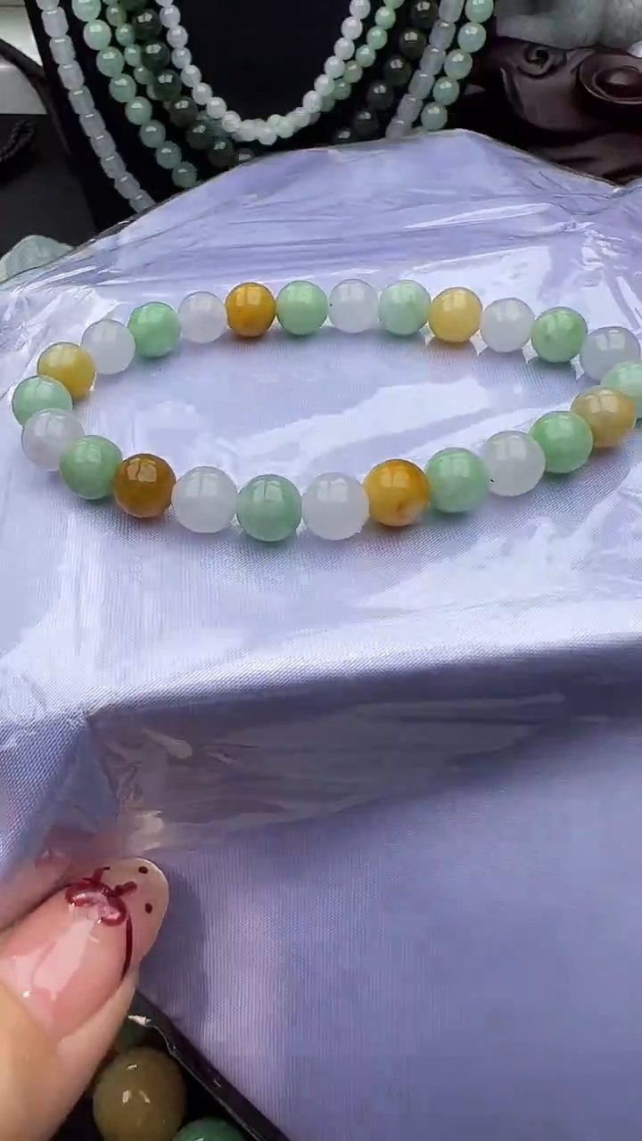 未镶嵌手串翡翠多宝手串