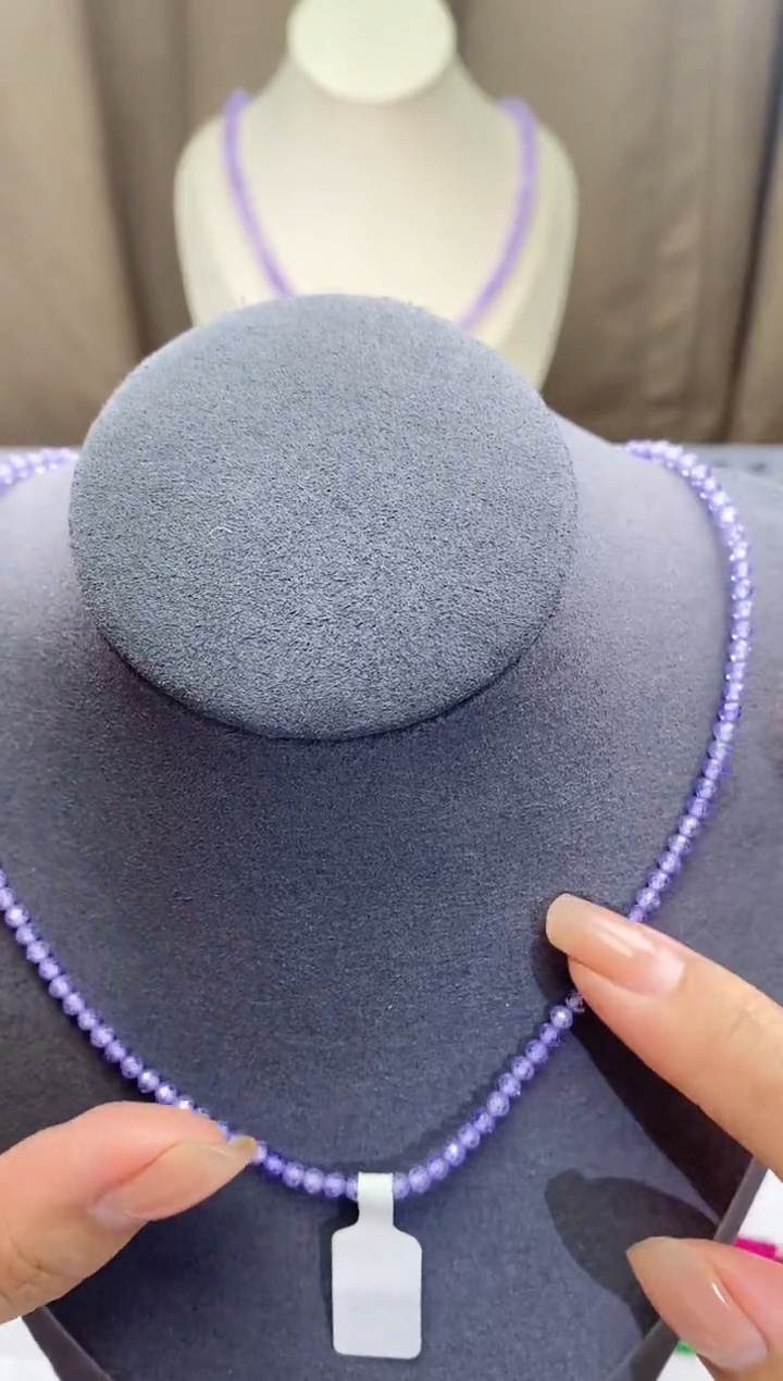 【闪购商品】钻石颈饰银S925镶嵌诗颜甄选珠宝SYZB47