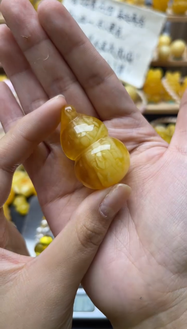 琥珀未镶嵌珠宝奇石142琥珀蜜蜡微瑕