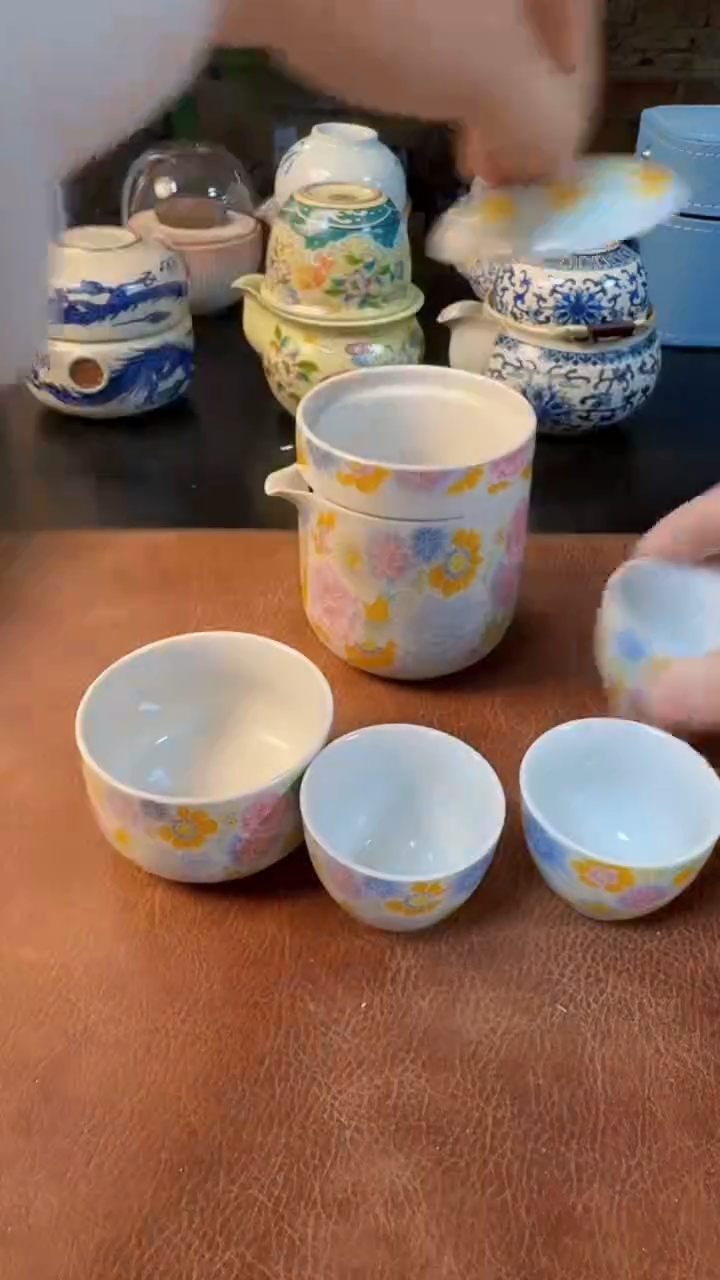 【闪购商品】杯德化白瓷，快客茶具