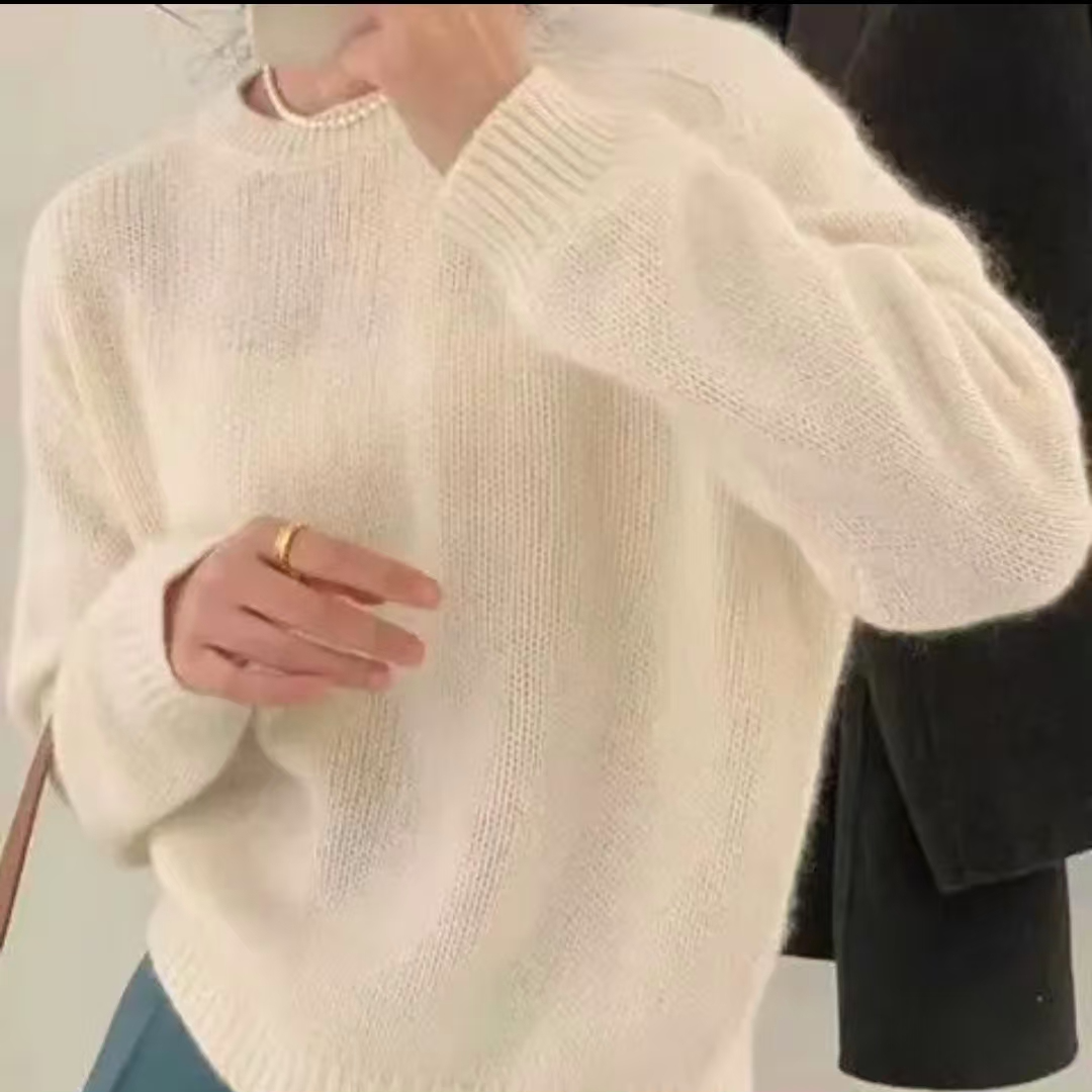 2025春秋新款气质显瘦针织打底衫时尚短款洋气上衣878长50