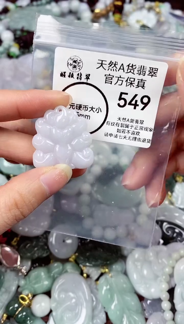 【闪购商品】翡翠颈饰未镶嵌天然A货翡翠549