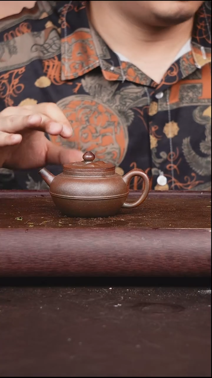 茶壶紫砂柴烧 壶