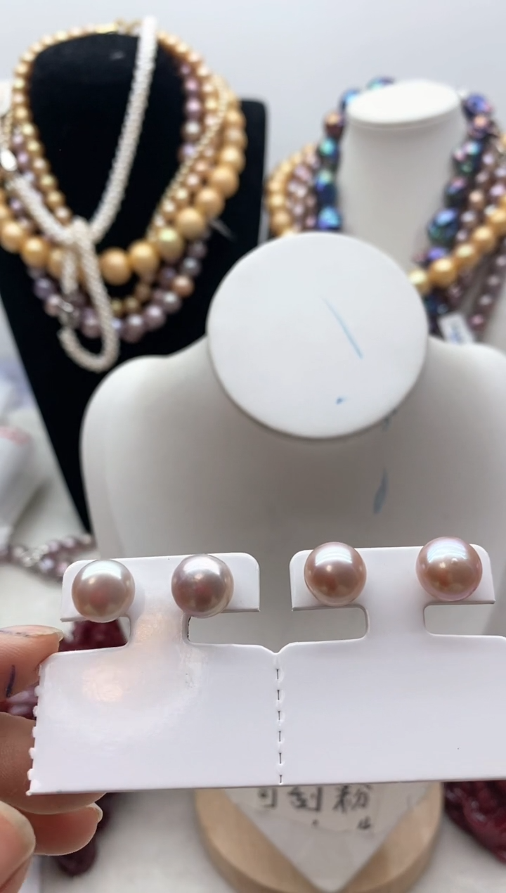 【闪购商品】淡水珍珠颈饰钛钢46