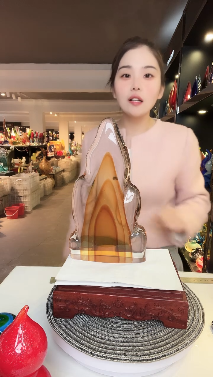 【闪购商品】茶盏琉璃纯手工山