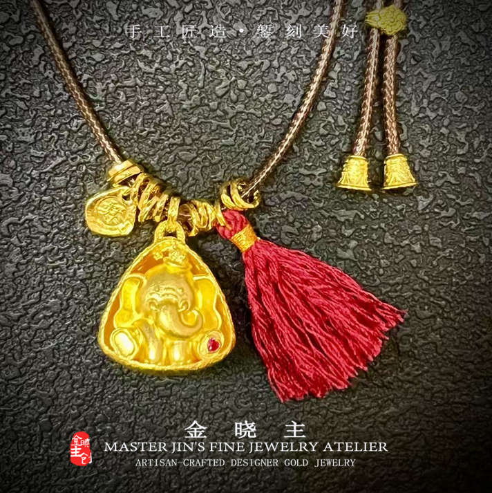 【金晓主】  仙相宝项链  足金999