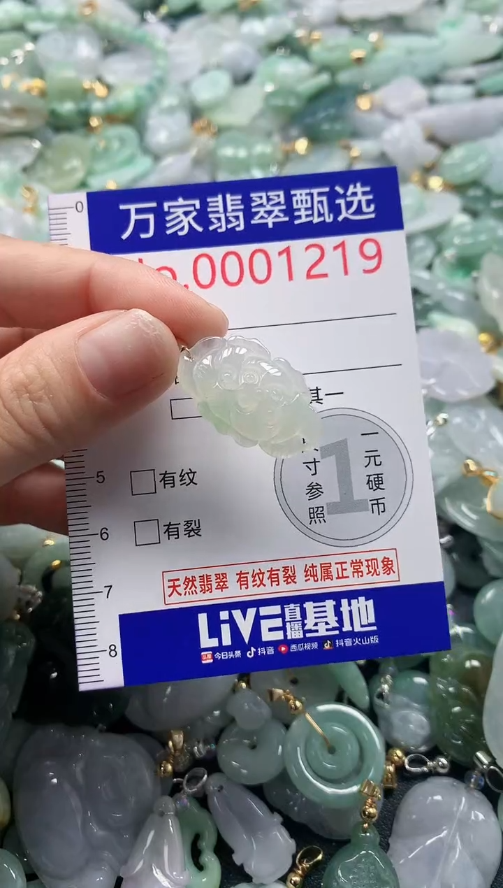 吊坠(不含链)未镶嵌翡翠1219