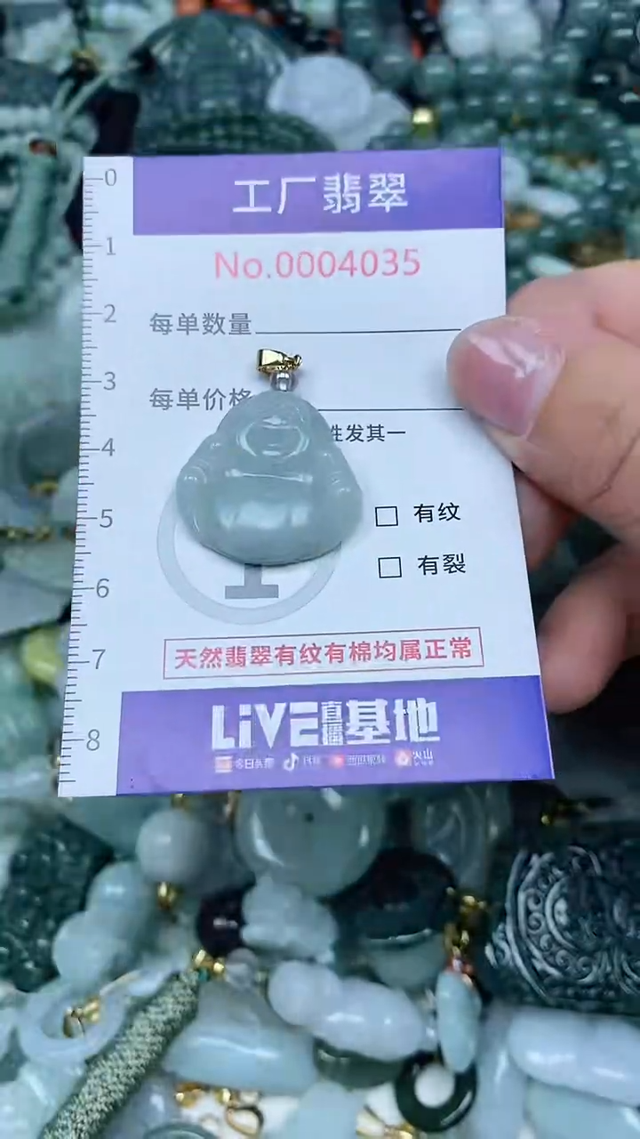 【闪购商品】翡翠吊坠(不含链)未镶嵌翡翠