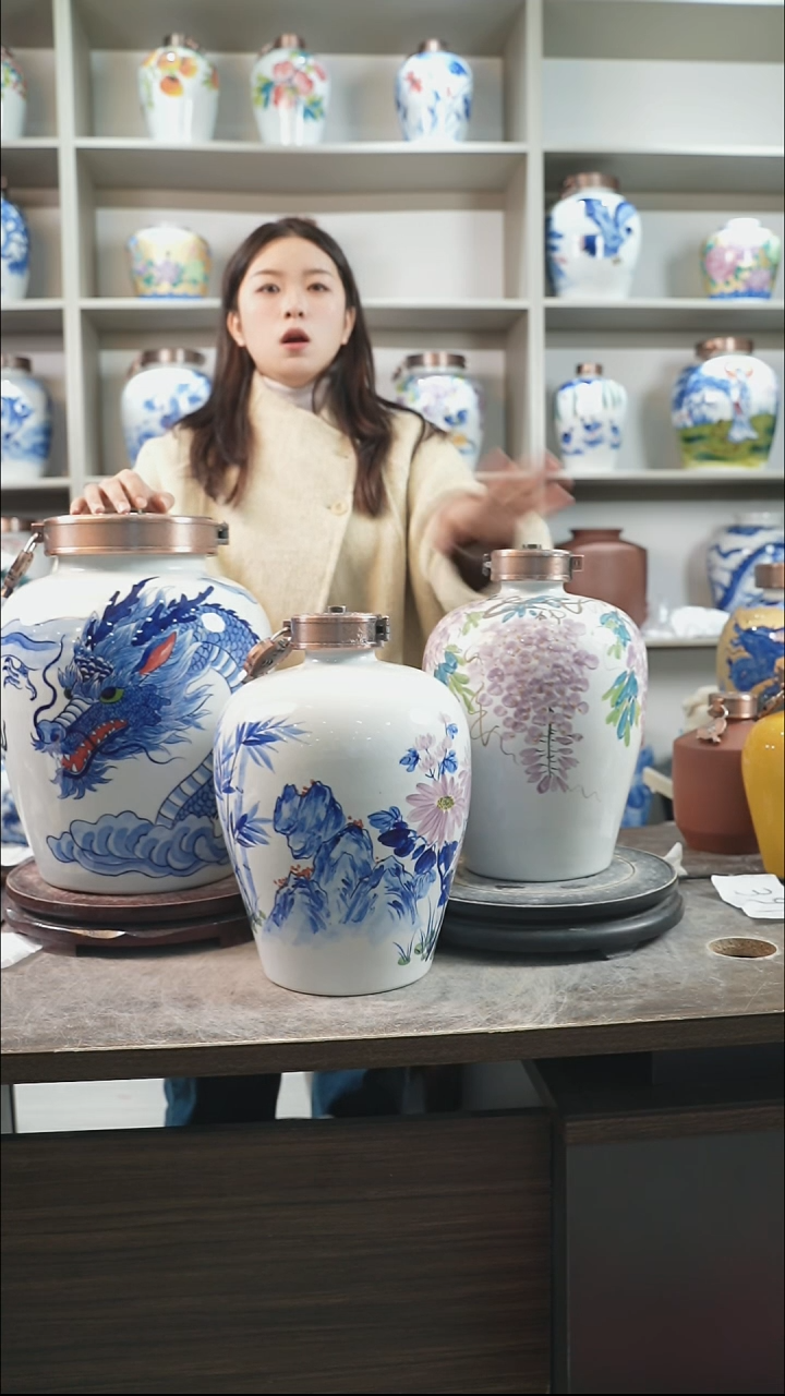 泥塑紫藤花十斤装手绘款100