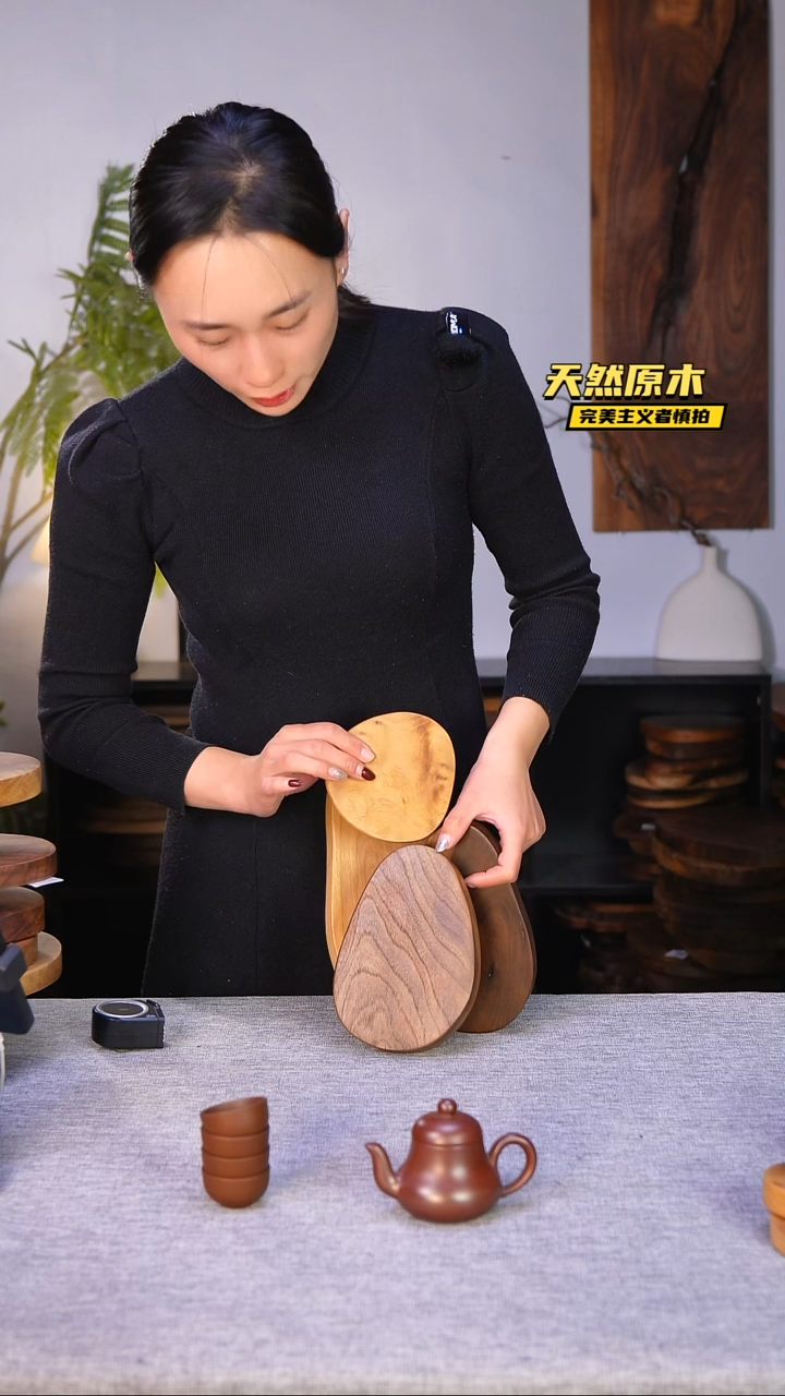 木北美黑胡桃原木.干裂疤结不属于商品质量问题完美主义者慎拍